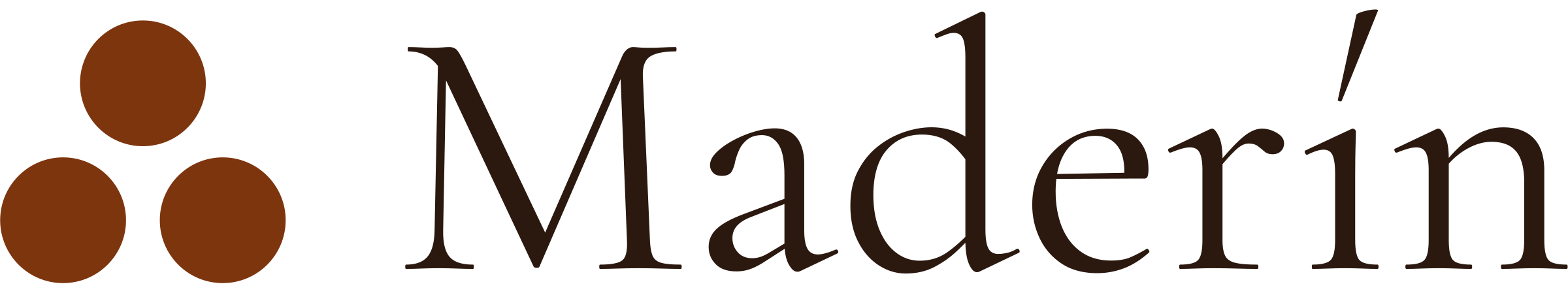 Maderín · Staging